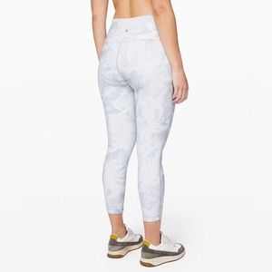 lululemon athletica White Patterned Leggings